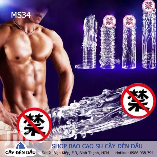 Bao Cao Su Đôn Dên AICHAO 8 Kiểu Dáng Khác Nhau
