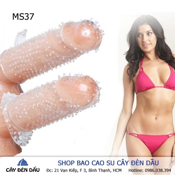Bao cao su đôn dên Crystal Condom siêu gai