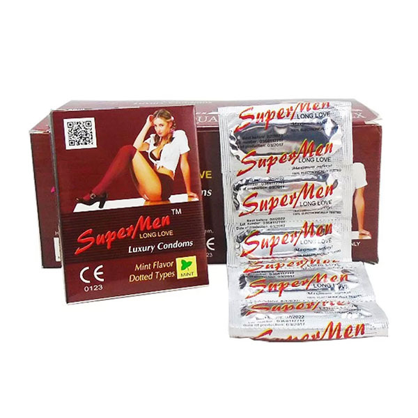 Bao cao su Super Men Long Love hộp 10 cái