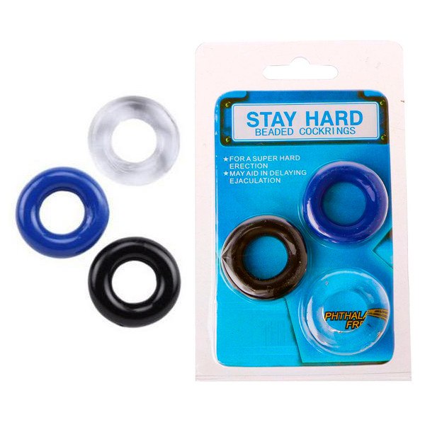 Bộ 3 vòng đeo cu Stay Hard giá rẻ nhất