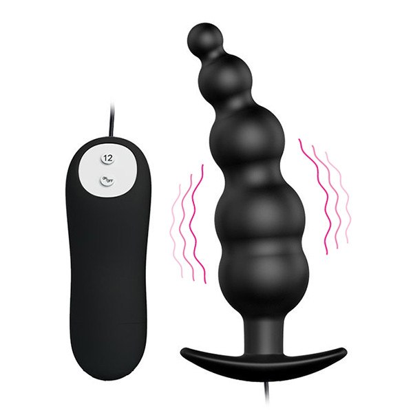Chuỗi hạt rung massage hậu môn Pretty Love cao cấp 12 chế độ