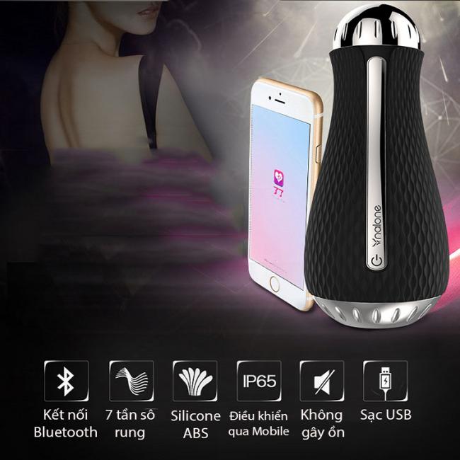 Cốc thủ dâm cao cấp 3D Nalone -có rung jack kết nối Bluetooth