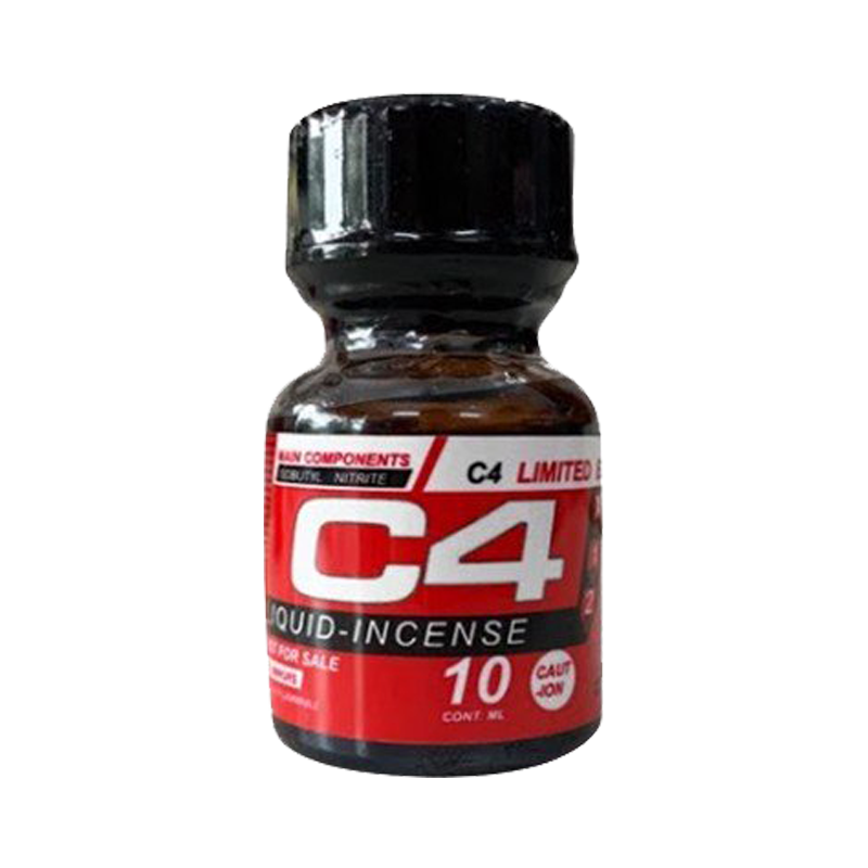 Chai hít kích thích Popper C4 Red 10ml chính hãng Mỹ USA PWD