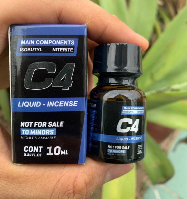 Chai hít kích thích Popper C4 Xanh Blue chính hãng USA Mỹ 10ml cực mạnh dành cho Top Bot