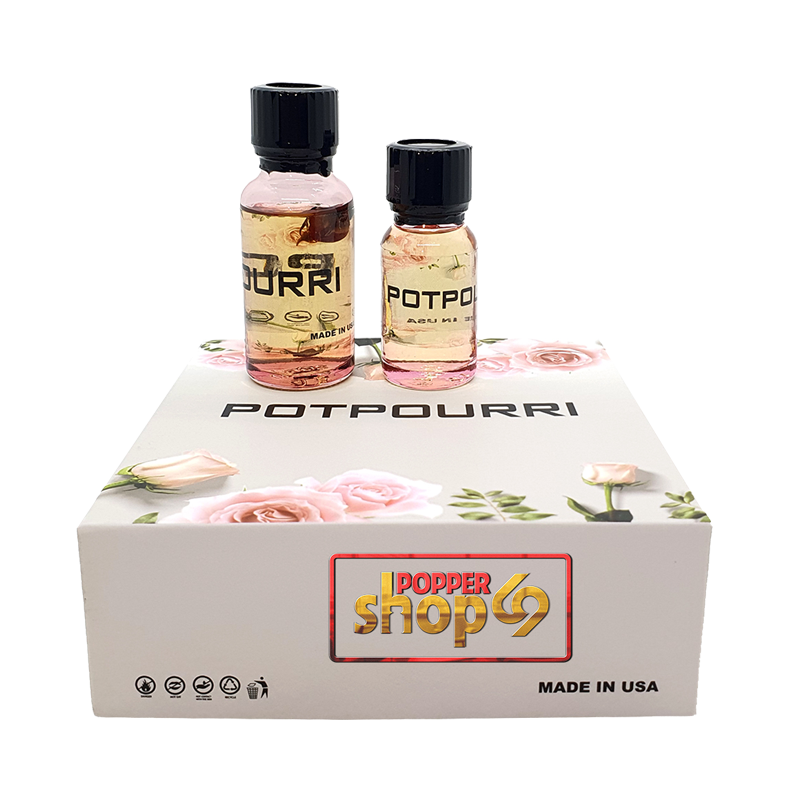 Chai hít kích thích Popper Potpourri hương hoa hồng 30ml chính hãng Mỹ USB cho Top Bot