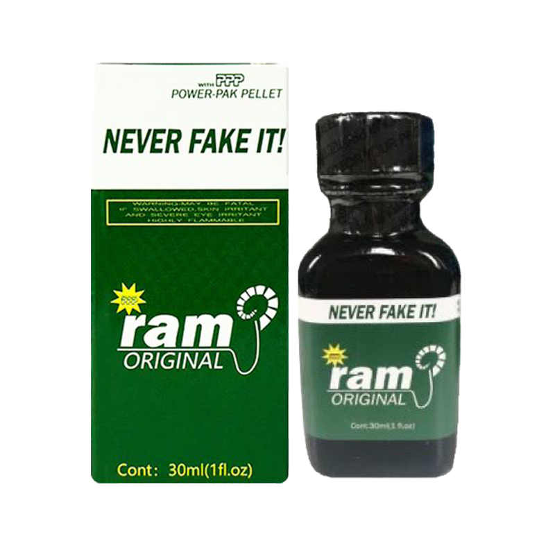 Chai hít kích thích Popper Ram Original 30ml chính hãng Never Fake It PPP