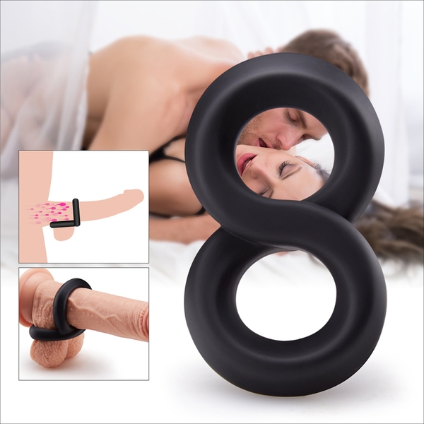 Vòng đeo dương vật silicon giúp cường dương kéo dài thời gian hình số 8