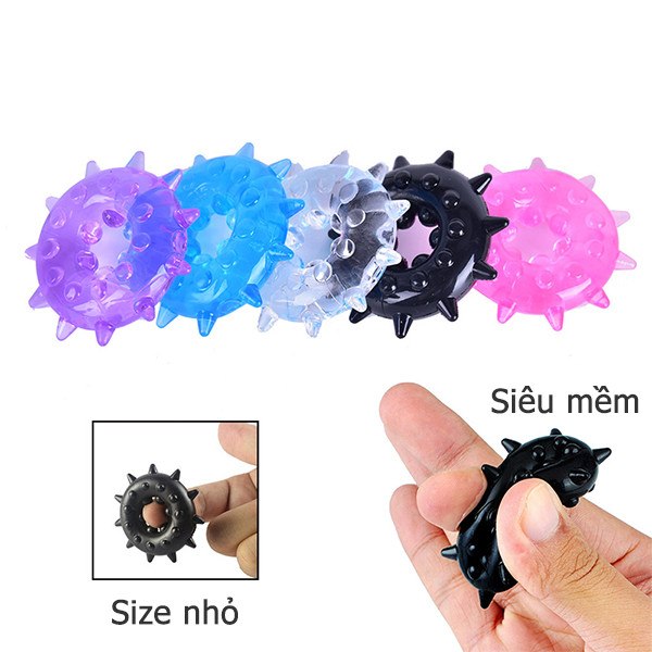 Vòng gai silicon giữ cương cứng chống xuất tinh sớm