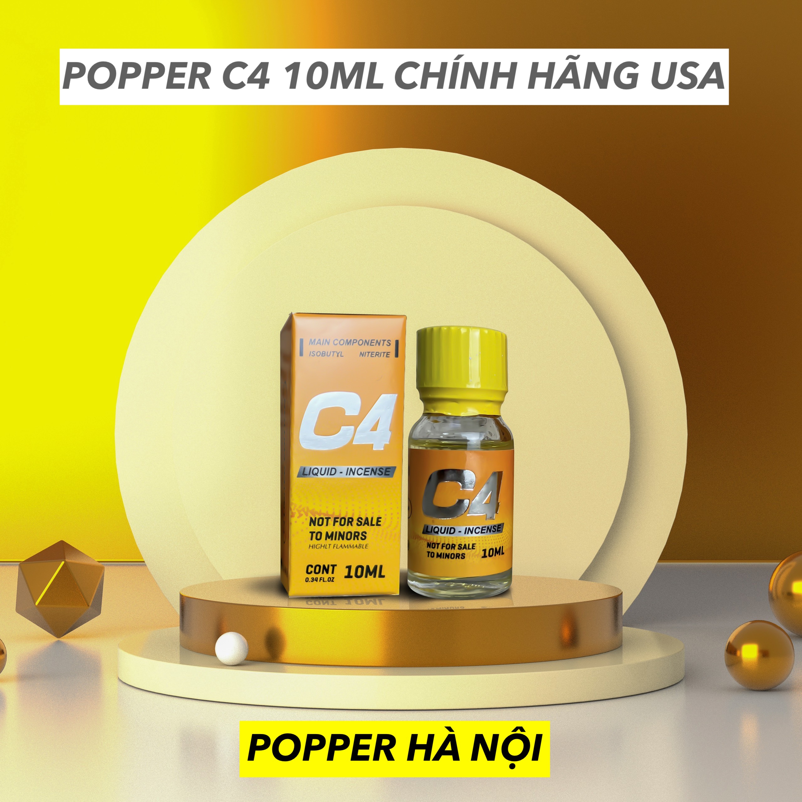 Giá Popper C4 10ml Hà Nội xanh đỏ vàng review chính hãng