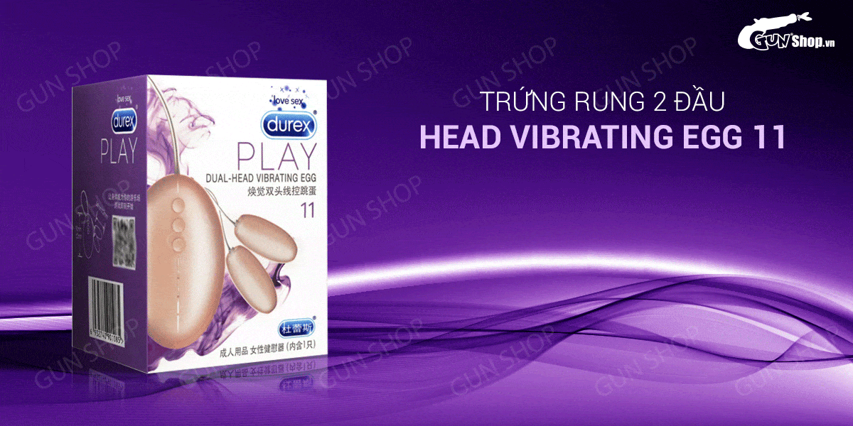 Đánh giá Trứng rung 2 đầu 12 chế độ rung - Durex Play Dual - Head Vibrating Egg 11 giá sỉ
